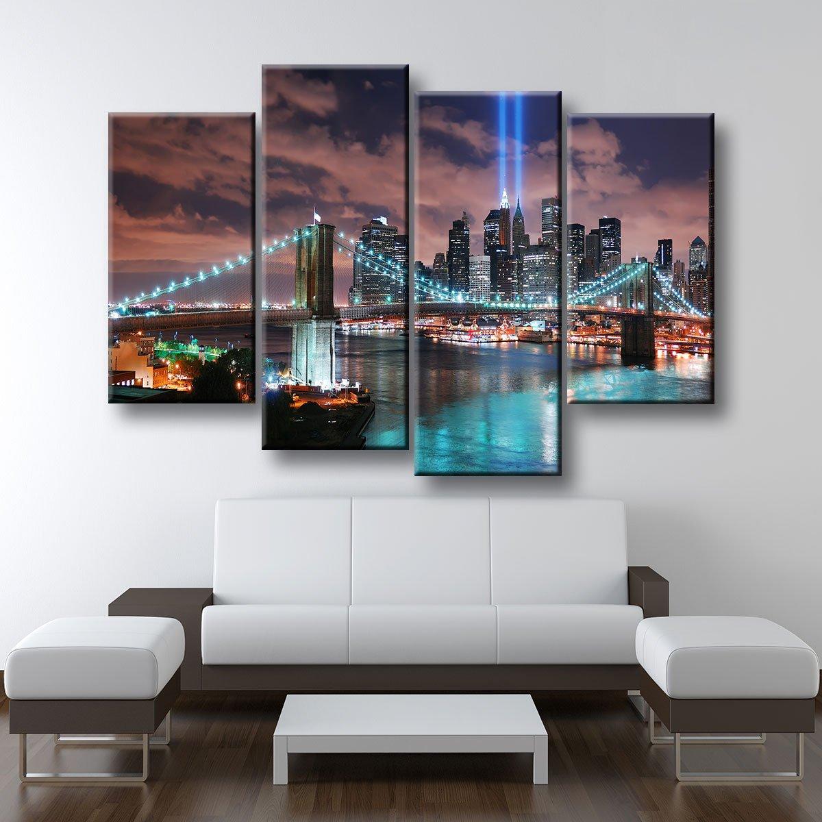 Twin Tower Lights - Amazing Canvas Prints