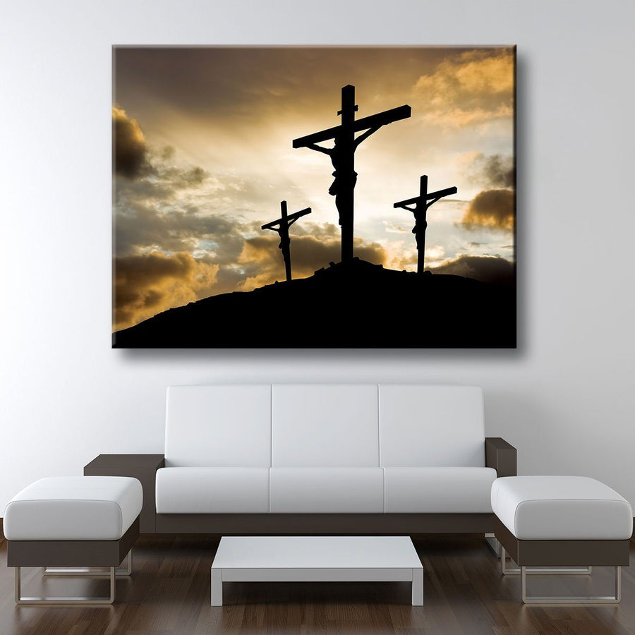 Three Crosses V2 - Amazing Canvas Prints