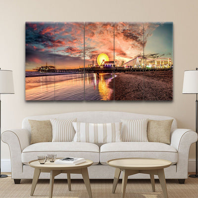 Santa Monica Pier - Amazing Canvas Prints