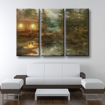 Secluded Cabin - Amazing Canvas Prints