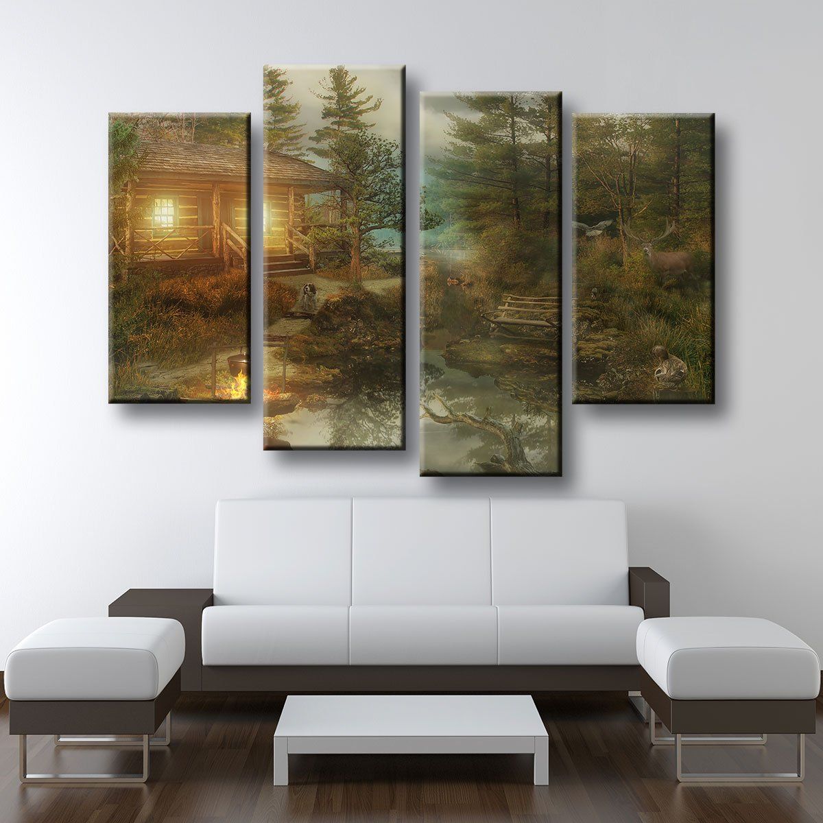 Secluded Cabin - Amazing Canvas Prints