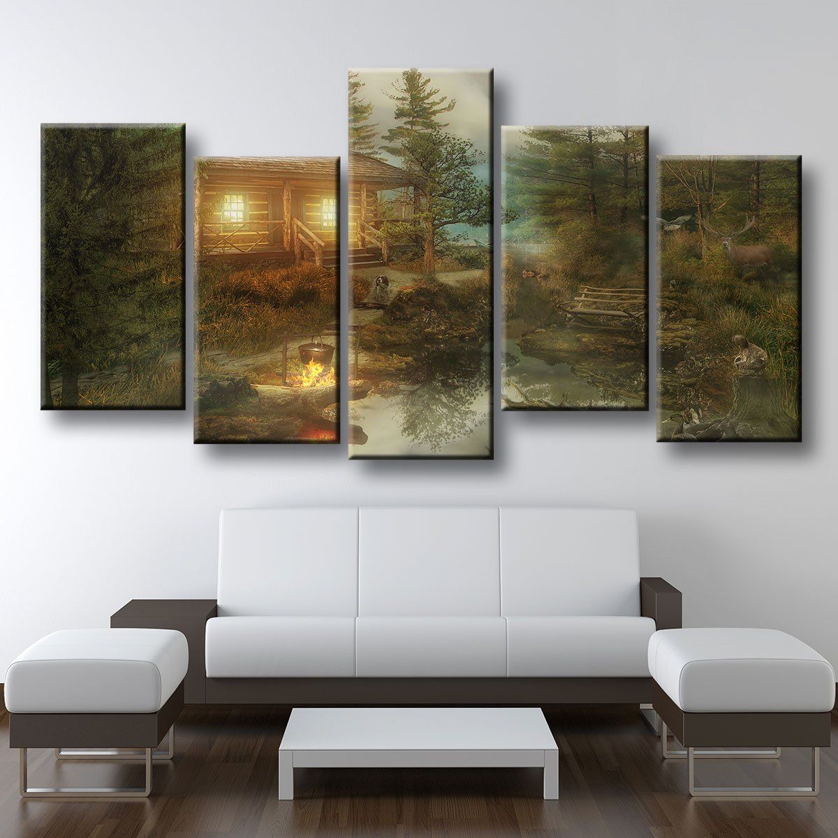 Secluded Cabin - Amazing Canvas Prints