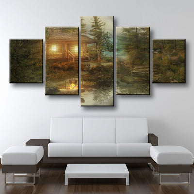 Secluded Cabin - Amazing Canvas Prints