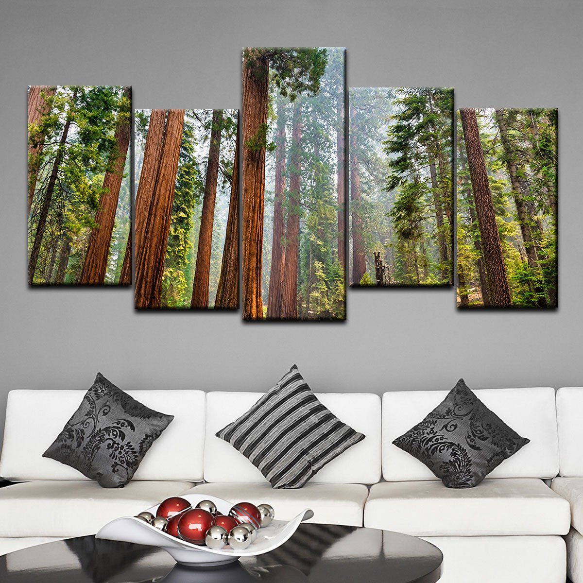 Sequoia Trees In Mariposa Grove - Amazing Canvas Prints