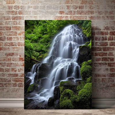 Spring Time At Fairy Falls - Amazing Canvas Prints