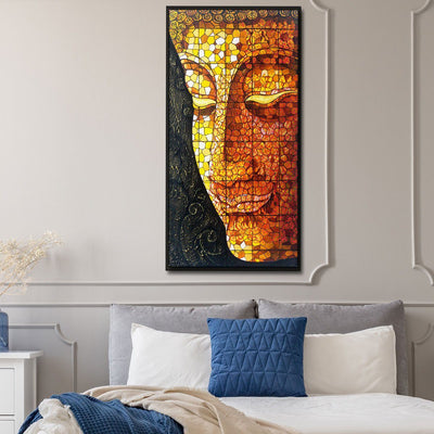 Stained Glass Buddha - Amazing Canvas Prints