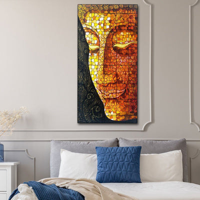 Stained Glass Buddha - Amazing Canvas Prints