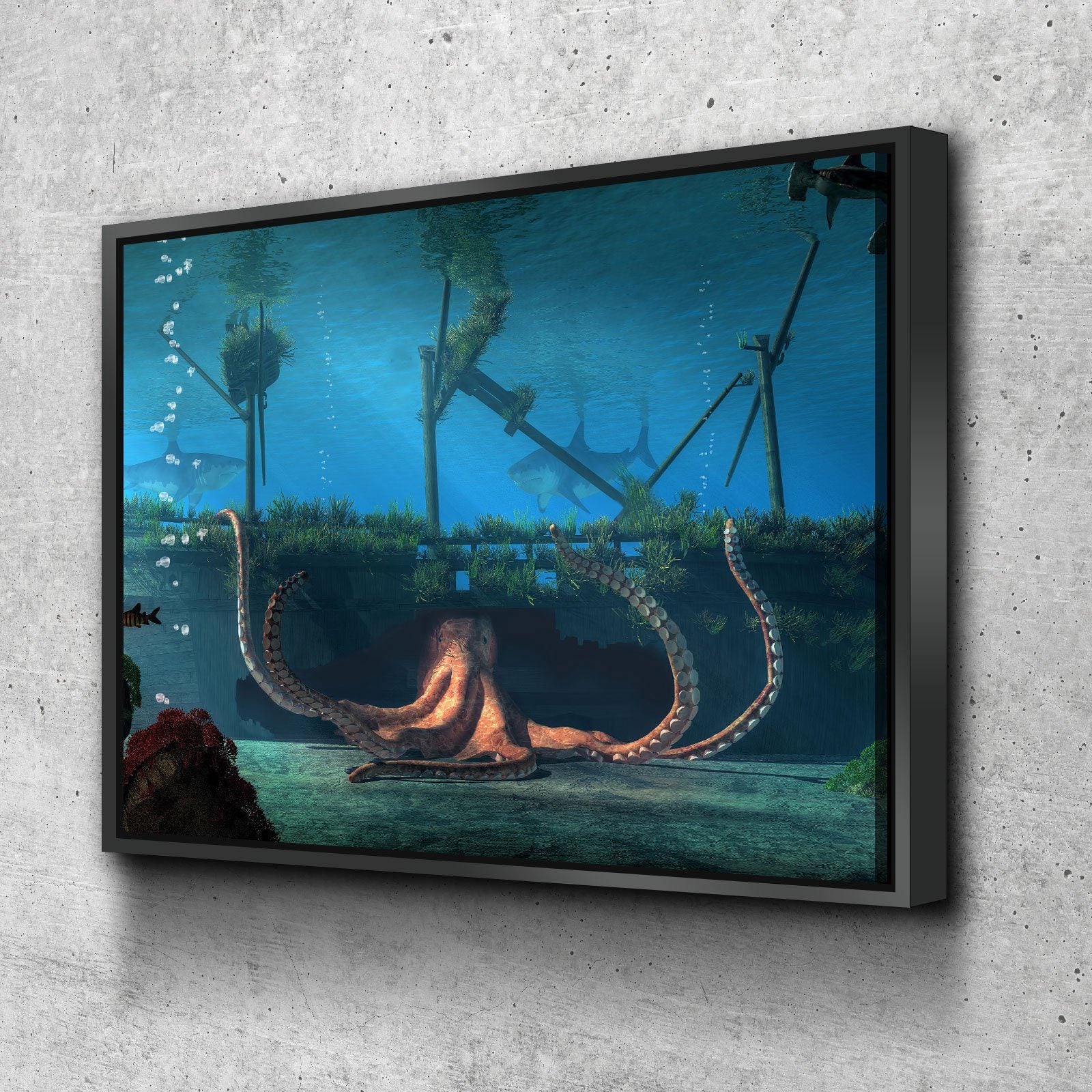 Sunken Ship - Amazing Canvas Prints