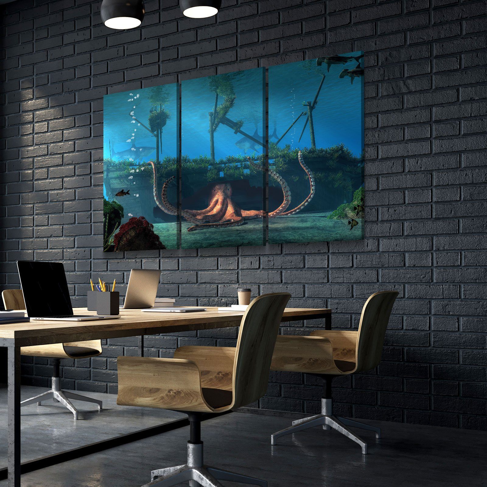 Sunken Ship - Amazing Canvas Prints