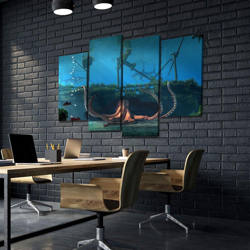 Sunken Ship - Amazing Canvas Prints