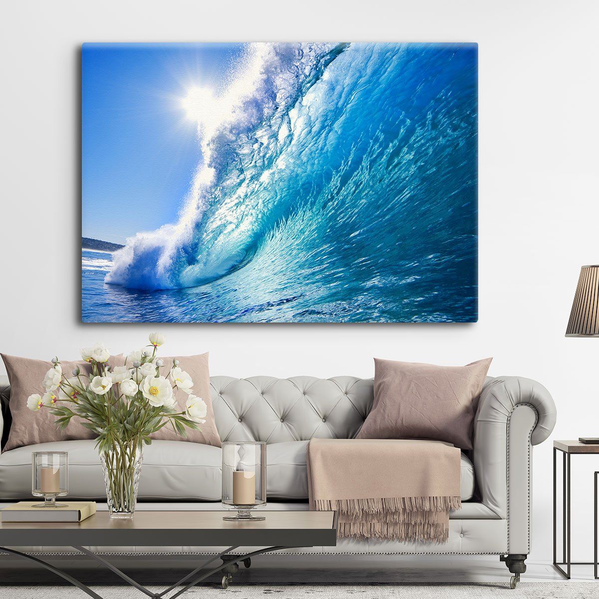 Sunlight Wave - Amazing Canvas Prints