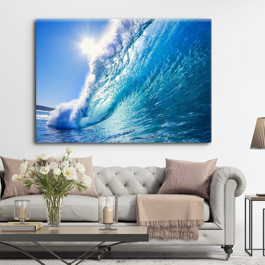 Sunlight Wave - Amazing Canvas Prints