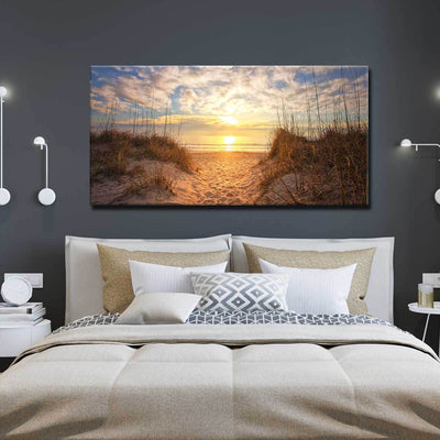 Sunrise at the beach - Amazing Canvas Prints