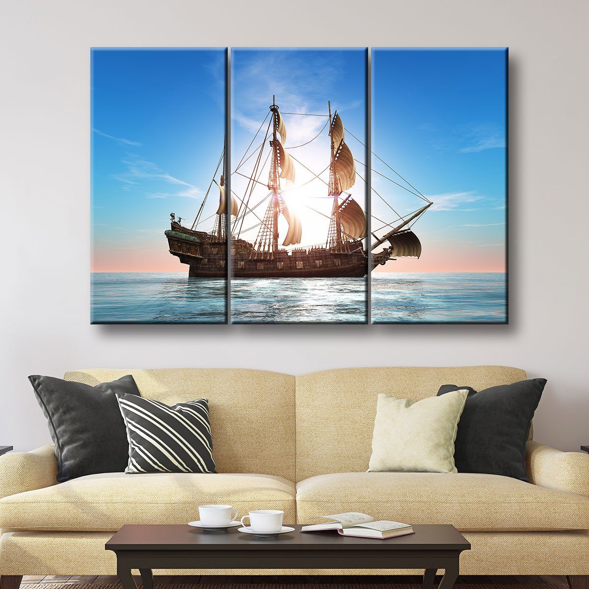 Sunset Voyage - Amazing Canvas Prints