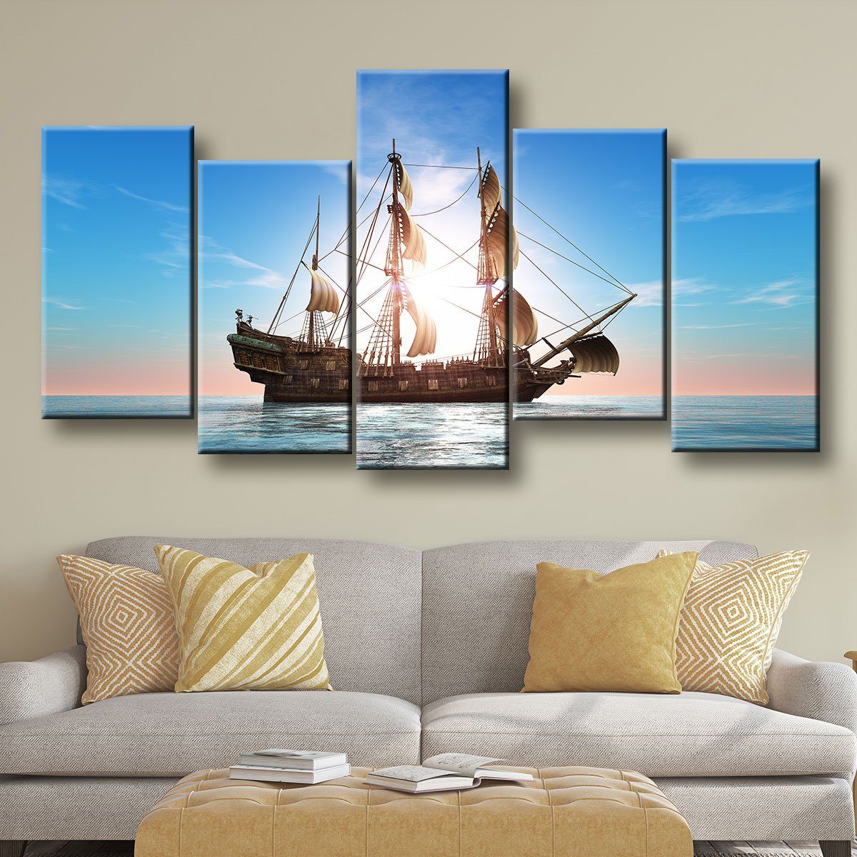 Sunset Voyage - Amazing Canvas Prints