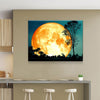 Super Orange Moon - Amazing Canvas Prints