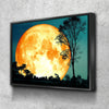 Super Orange Moon - Amazing Canvas Prints