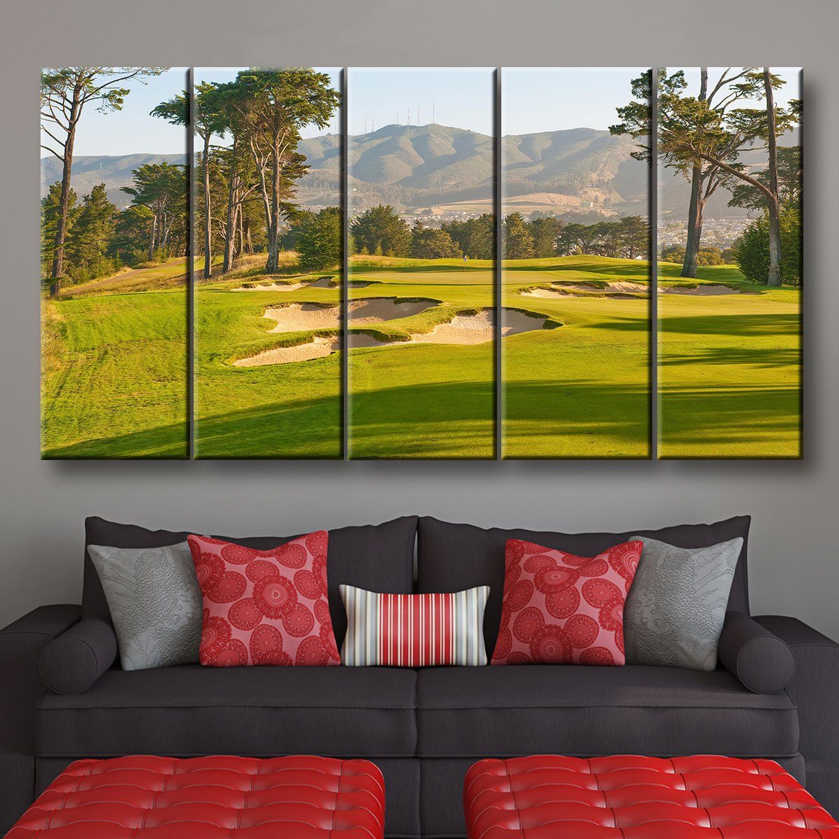 9th Hole At The California Golf Club of San Francisco - Amazing Canvas Prints