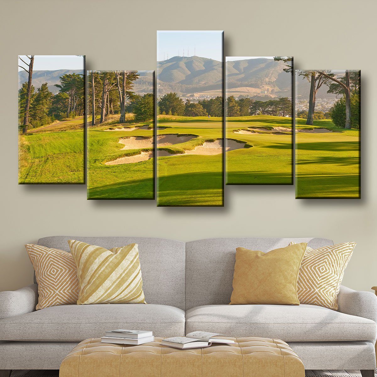 9th Hole At The California Golf Club of San Francisco - Amazing Canvas Prints