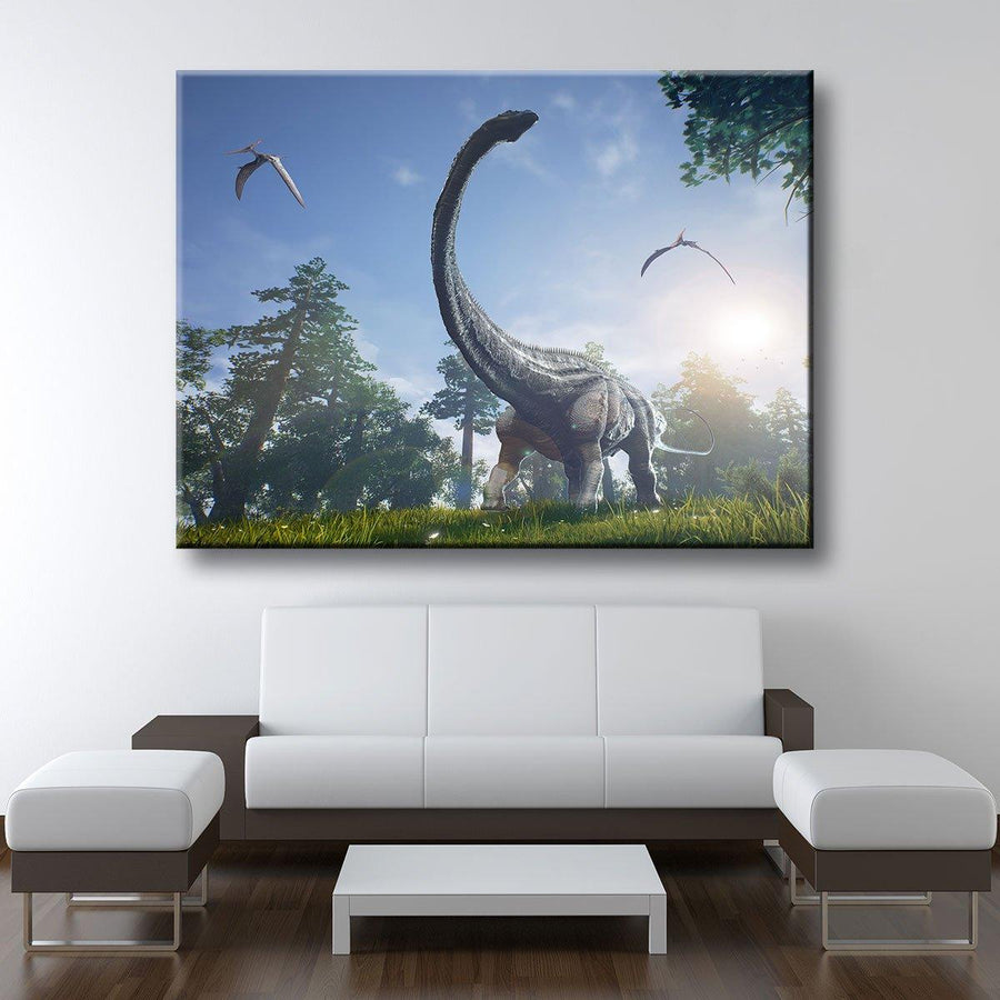 Apatosaurus Dinosaur - Amazing Canvas Prints