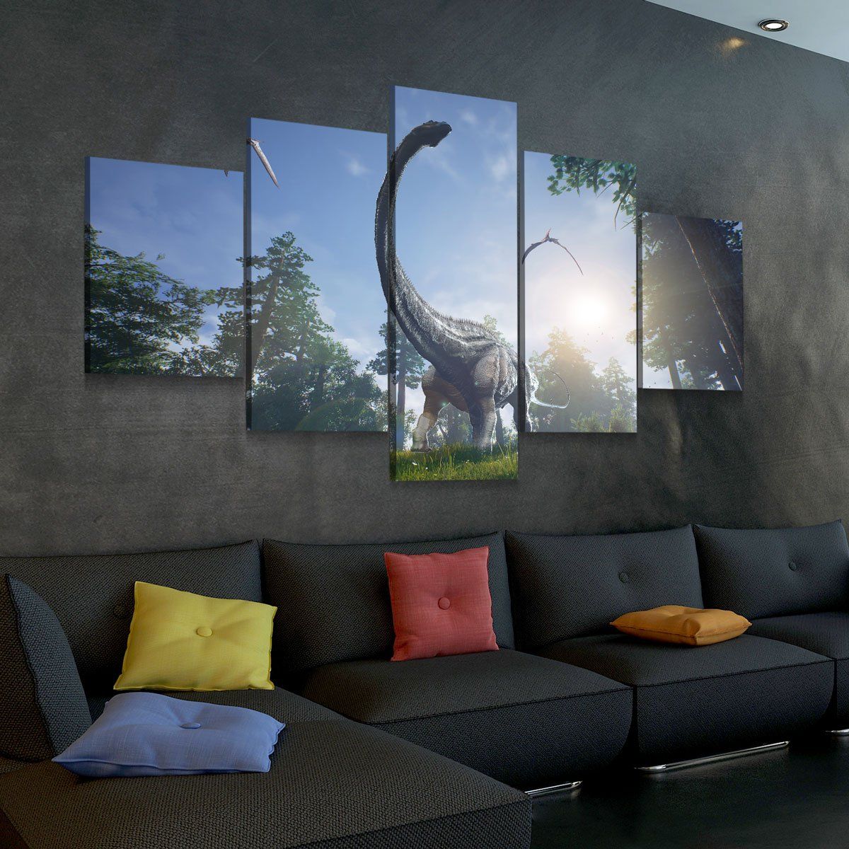 Apatosaurus Dinosaur - Amazing Canvas Prints