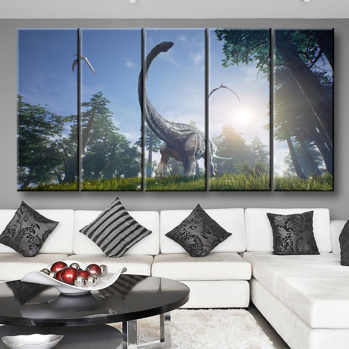 Apatosaurus Dinosaur - Amazing Canvas Prints