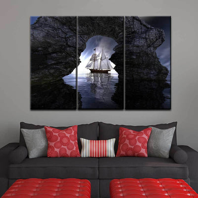 The Passing Ship - Amazing Canvas Prints
