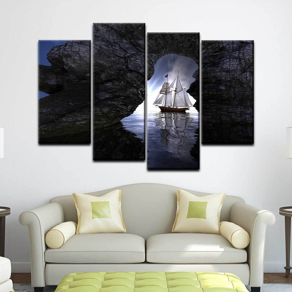 The Passing Ship - Amazing Canvas Prints