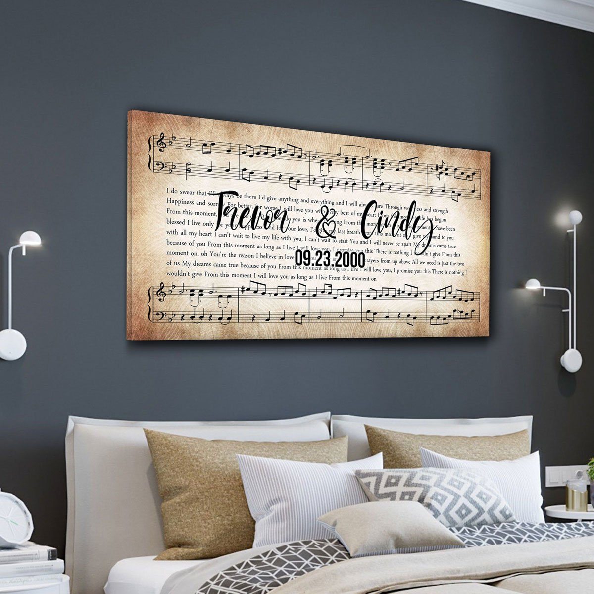 Personalized Couples Song Premium Canvas V2 - Amazing Canvas Prints