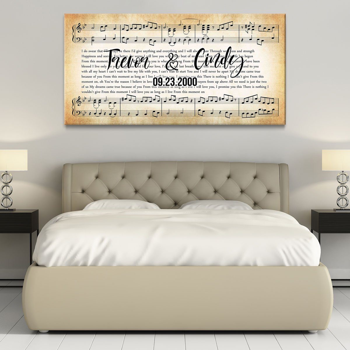 Personalized Couples Song Premium Canvas - Amazing Canvas Prints