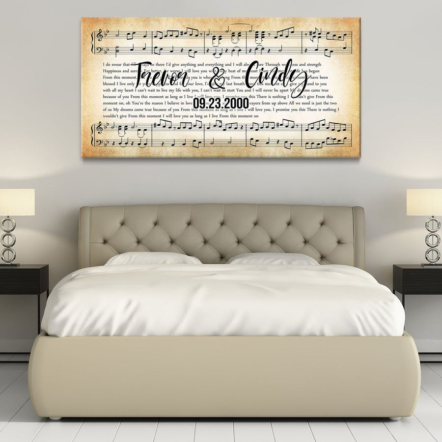 Personalized Couples Song Premium Canvas - Amazing Canvas Prints