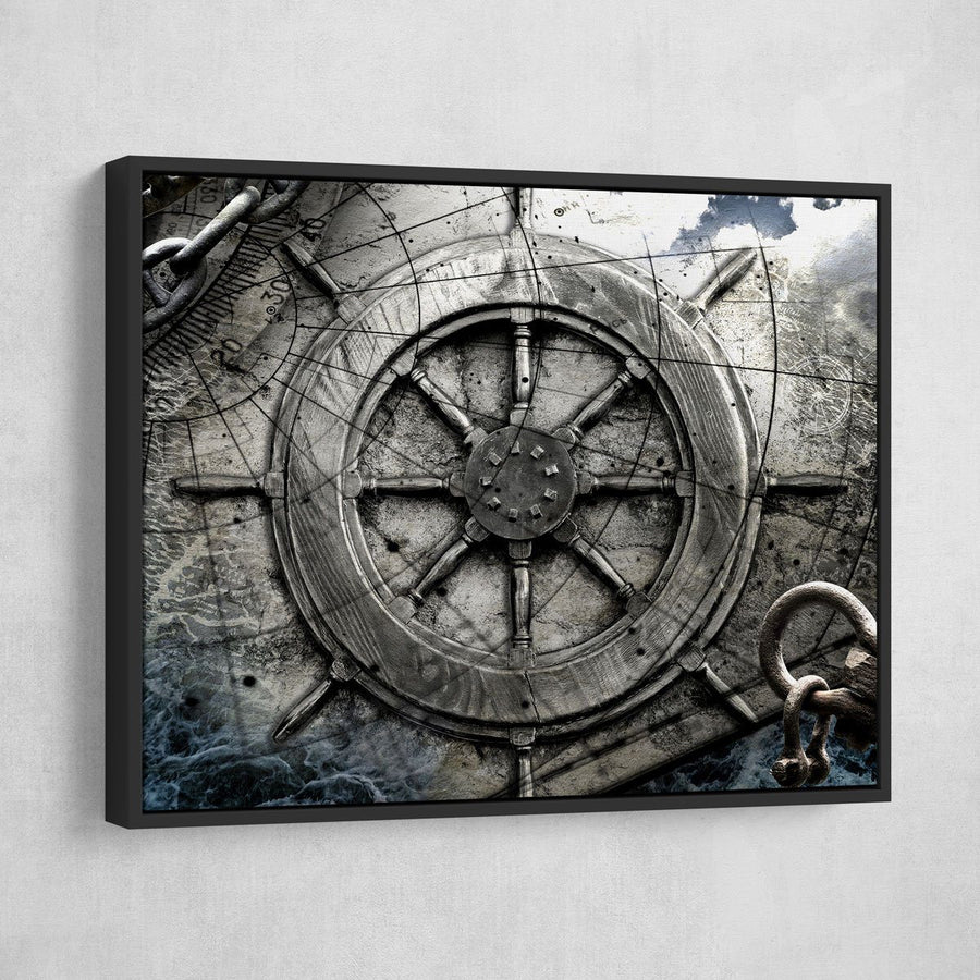 Vintage Nautical Collage V3 - Amazing Canvas Prints