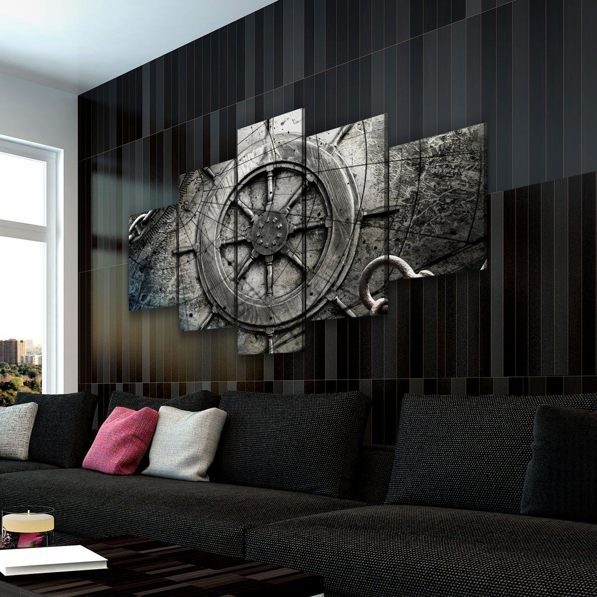 Vintage Nautical Collage V3 - Amazing Canvas Prints