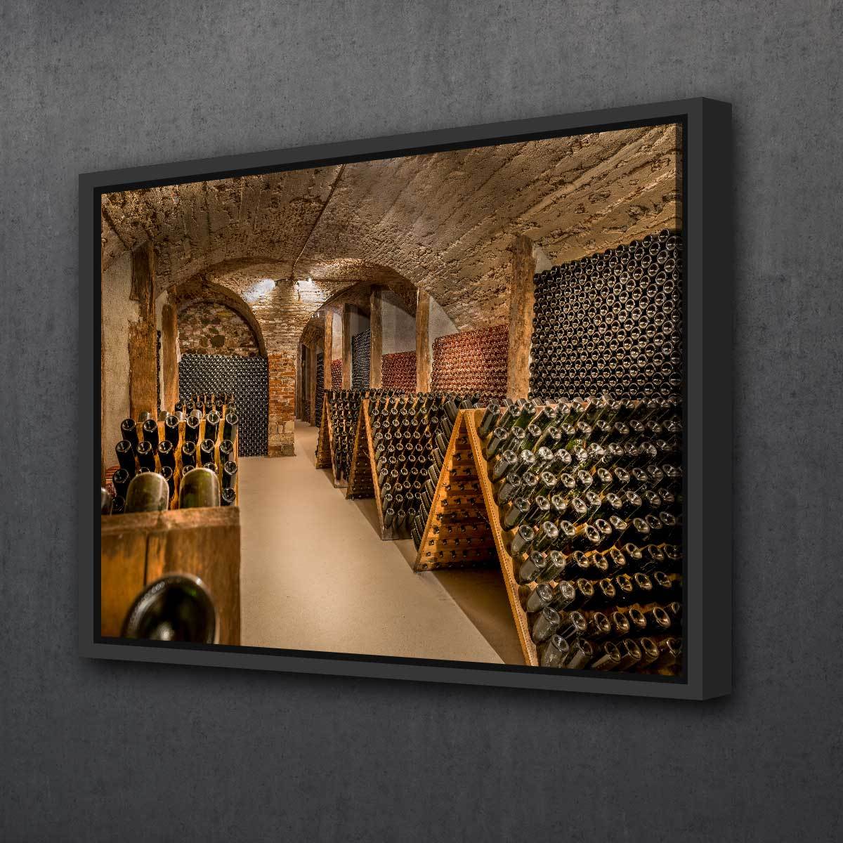 Vintage Wine Cellar - Amazing Canvas Prints