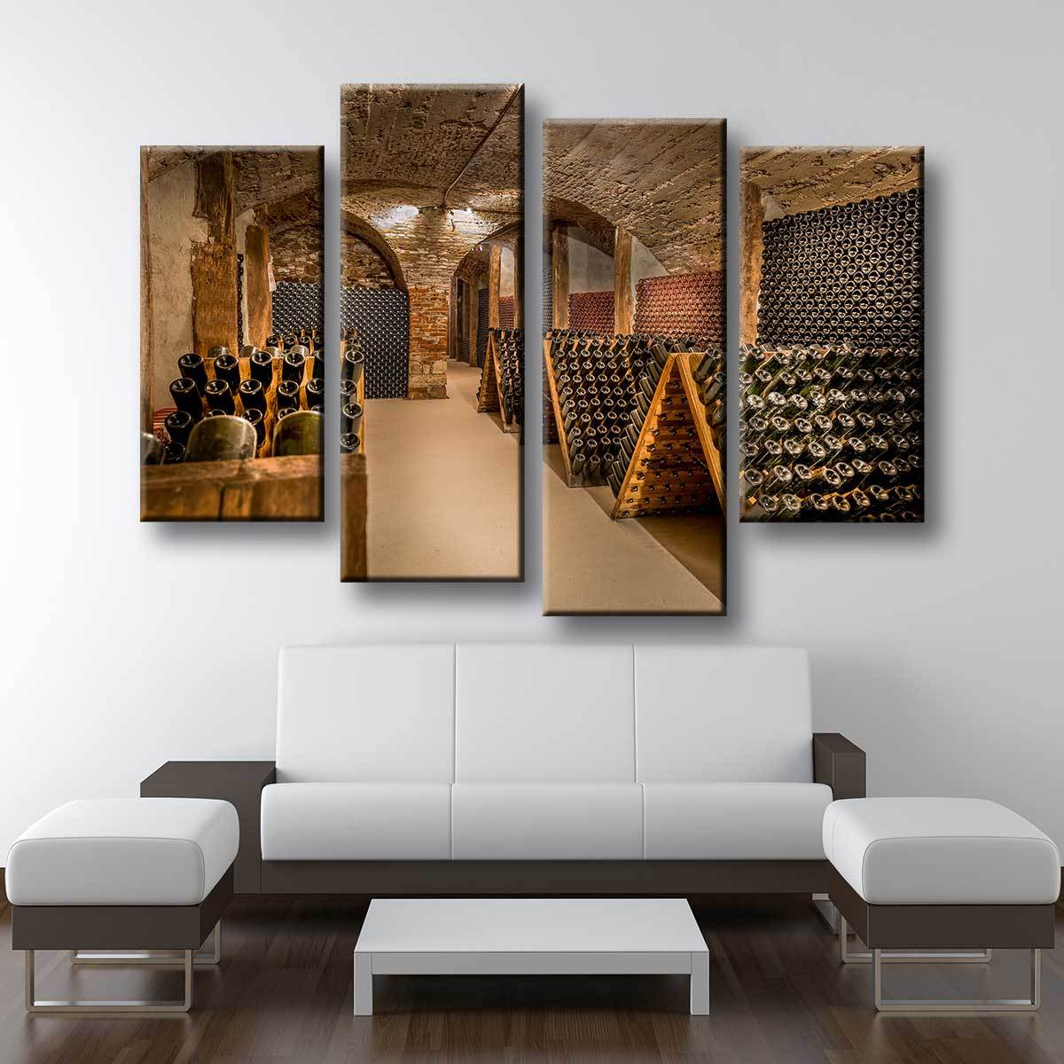 Vintage Wine Cellar - Amazing Canvas Prints