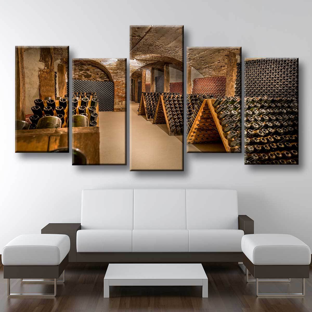 Vintage Wine Cellar - Amazing Canvas Prints