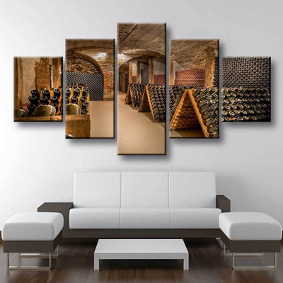 Vintage Wine Cellar - Amazing Canvas Prints
