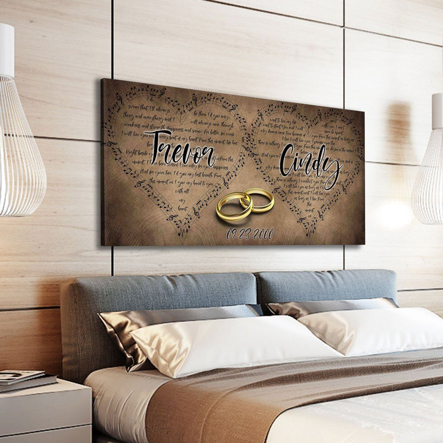 Personalized Couples Wedding Canvas - Amazing Canvas Prints