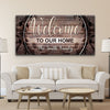 Welcome To Our Home V3 Personalized Premium Canvas - Amazing Canvas Prints