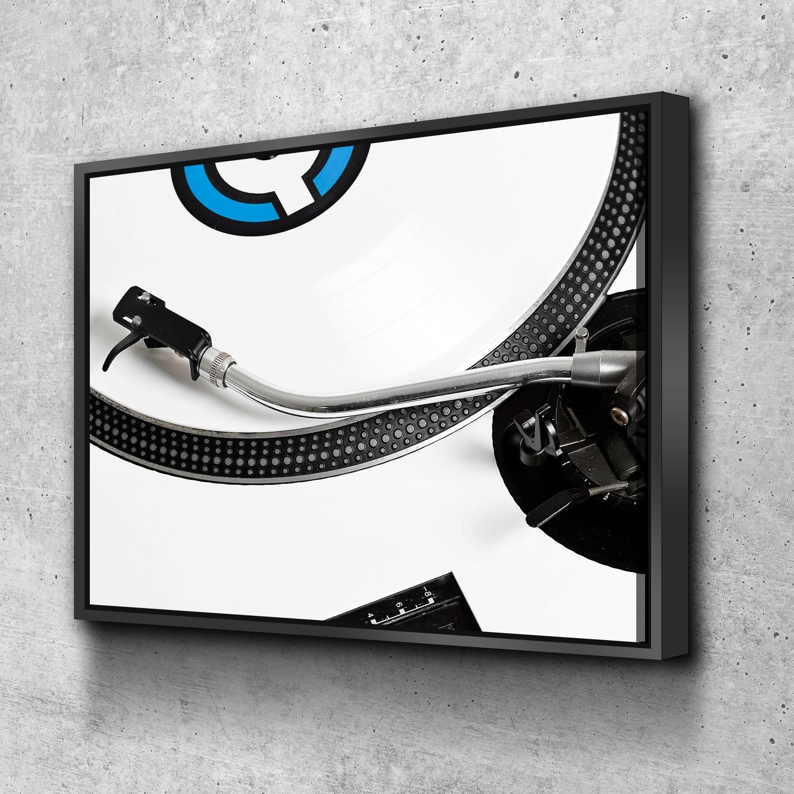 White Vinyl Turntable - Amazing Canvas Prints