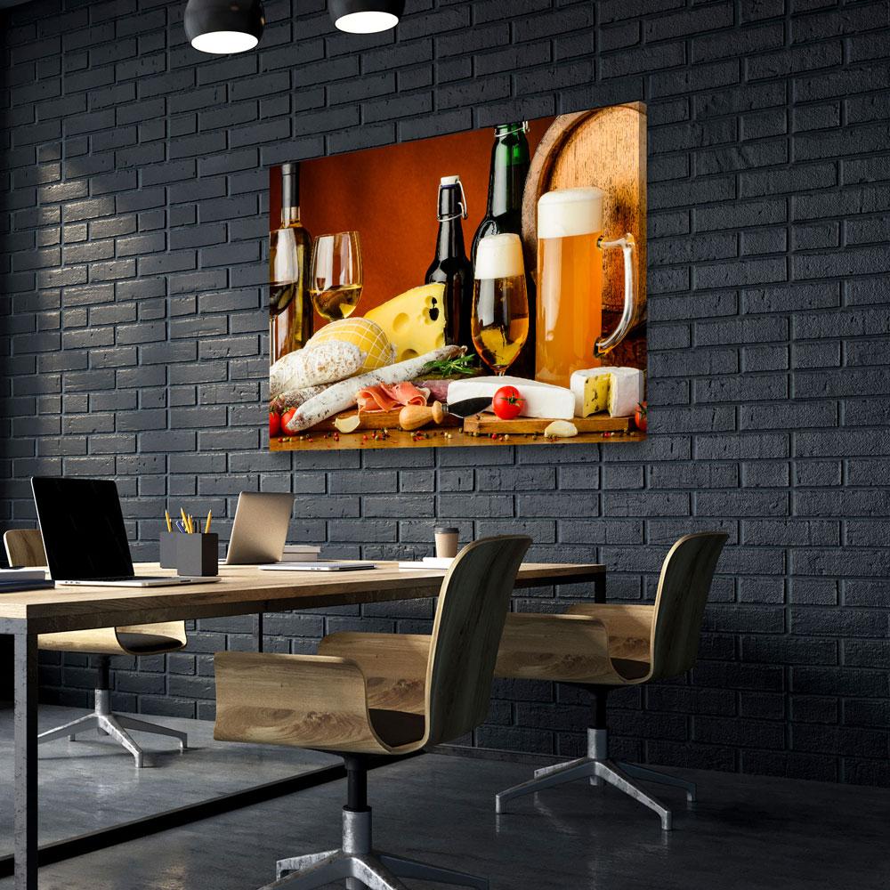 Beer And Wine - Amazing Canvas Prints