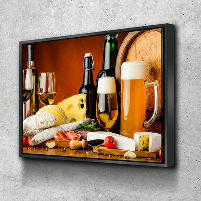 Beer And Wine - Amazing Canvas Prints