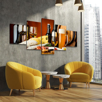Beer And Wine - Amazing Canvas Prints