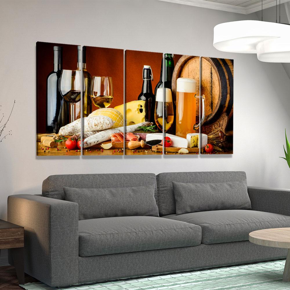 Beer And Wine - Amazing Canvas Prints