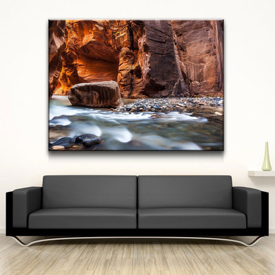 The Narrows of Zion Canyon - Amazing Canvas Prints
