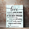 Corinthians 13: 4-8 V4 - Amazing Canvas Prints
