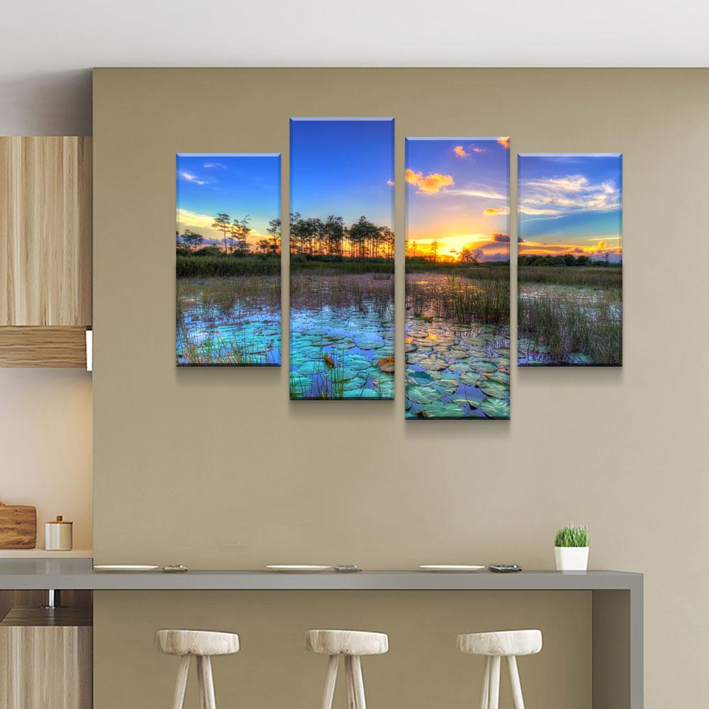 Palm Beach Gardens Sunset - Amazing Canvas Prints