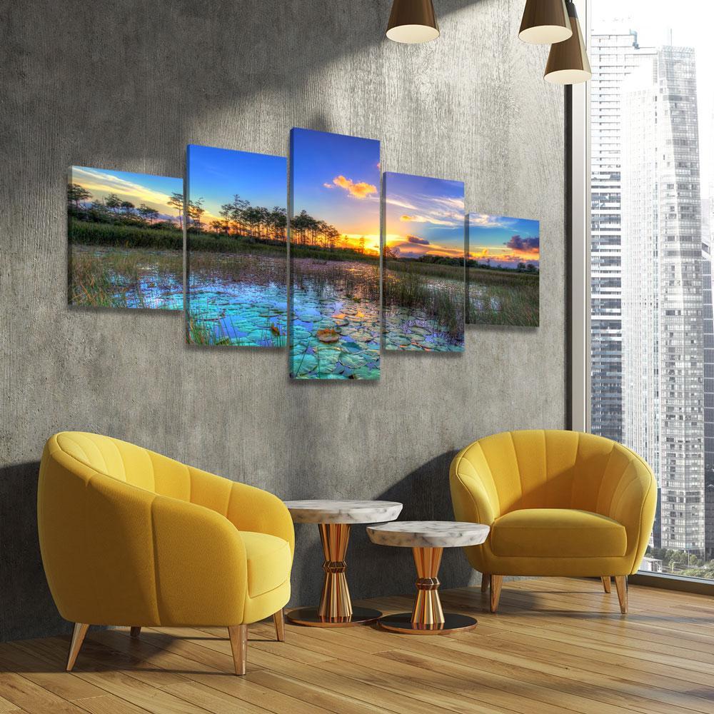 Palm Beach Gardens Sunset - Amazing Canvas Prints