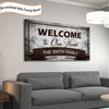Welcome To Our Home Personalized Premium Canvas - Amazing Canvas Prints